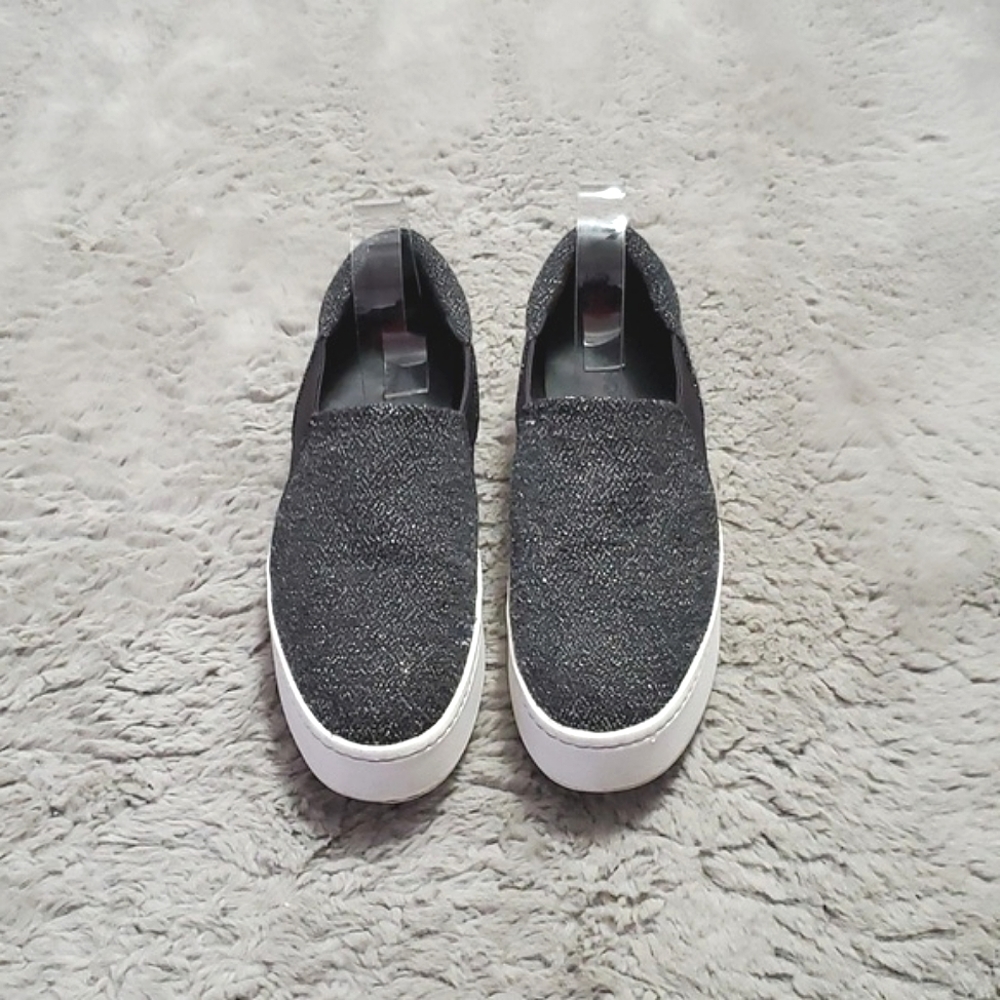 VINCE Warren Tweed like Platform Slip ons Shoes - size 8